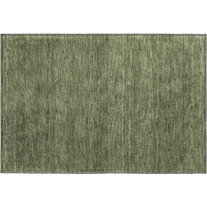 Luxury Washable Soft Essentials Olive Rug
