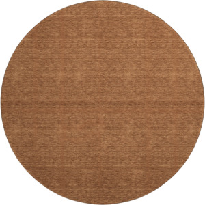 Luxury Washable Soft Essentials Paprika 8' x 8' Round Rug