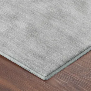 Luxury Washable Soft Essentials Silver 10\' x 14\' Rug