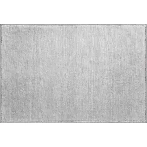 Luxury Washable Soft Essentials Silver Rug