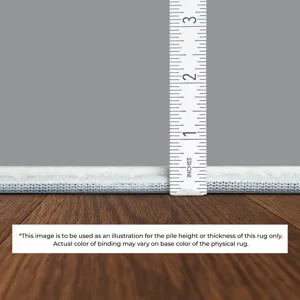 Luxury Washable Soft Essentials Sky 5\' x 7\'6\" Rug