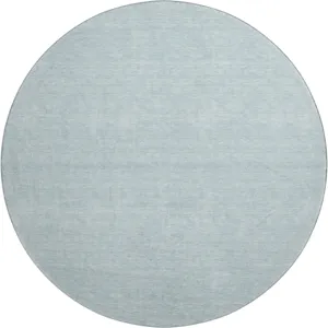 Luxury Washable Soft Essentials Sky 8\' x 8\' Round Rug