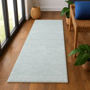 Luxury Washable Soft Essentials Sky 2\'3\" x 7\'6\" Runner Rug
