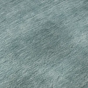 Luxury Washable Soft Essentials Teal 2\'6\" x 3\'10\" Rug