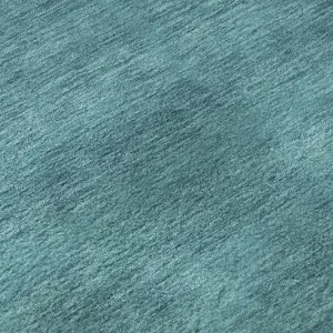 Luxury Washable Soft Essentials Turquoise 9\' x 12\' Rug