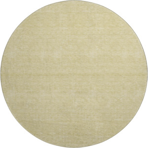 Luxury Washable Soft Essentials Wheat 8' x 8' Round Rug