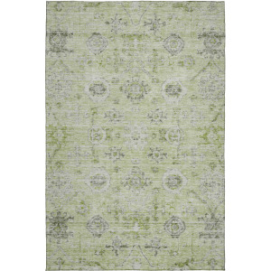 Luxury Washable Indoor/Outdoor Solace Aloe Rug