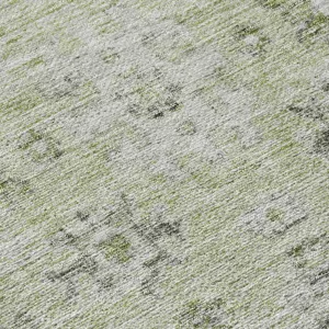Luxury Washable Indoor/Outdoor Solace Aloe 9\' x 12\' Rug