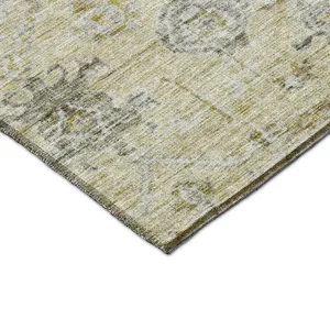 Luxury Washable Indoor/Outdoor Solace Beige 8\' x 10\' Rug