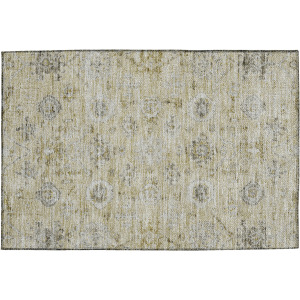 Luxury Washable Indoor/Outdoor Solace Beige Rug