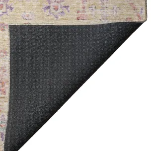 Luxury Washable Indoor/Outdoor Solace Peach 10\' x 14\' Rug