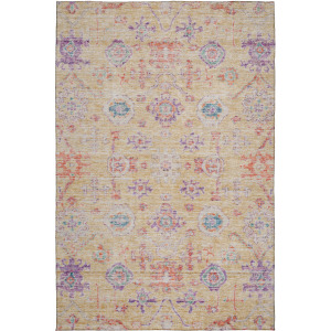 Luxury Washable Indoor/Outdoor Solace Peach Rug