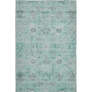 Luxury Washable Indoor/Outdoor Solace Teal Rug