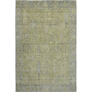 Luxury Washable Indoor/Outdoor Solace Aloe Rug