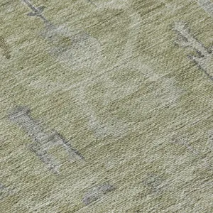 Luxury Washable Indoor/Outdoor Solace Aloe 9\' x 12\' Rug