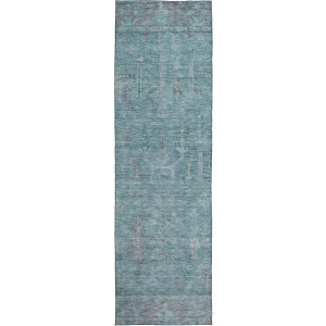 Luxury Washable Indoor/Outdoor Solace Aqua 2'3