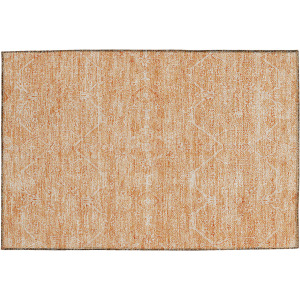 Luxury Washable Indoor/Outdoor Solace Salmon Rug