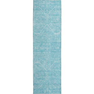 Luxury Washable Indoor/Outdoor Solace Sky 2'3