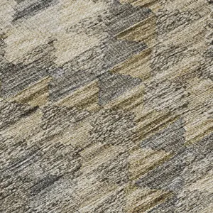 Luxury Washable Indoor/Outdoor Solace Beige 1\'8\" x 2\'6\" Rug