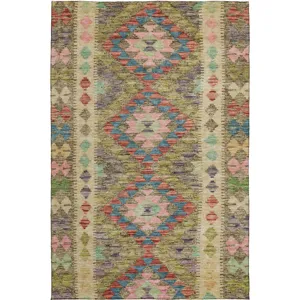Luxury Washable Indoor/Outdoor Solace Green 9\' x 12\' Rug