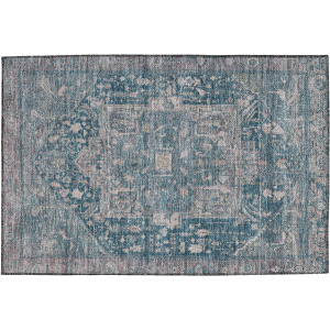 Luxury Washable Indoor/Outdoor Solace Blue Rug