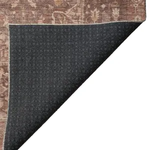 Luxury Washable Indoor/Outdoor Solace Burgundy 8\' x 10\' Rug