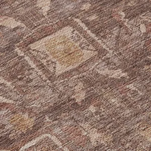 Luxury Washable Indoor/Outdoor Solace Burgundy 8\' x 10\' Rug