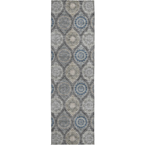 Luxury Washable Indoor/Outdoor Solace Gray 2'3