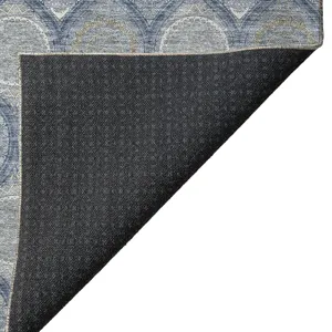 Luxury Washable Indoor/Outdoor Solace Navy 9\' x 12\' Rug