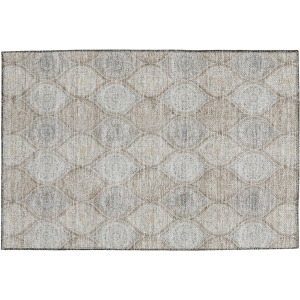 Luxury Washable Indoor/Outdoor Solace Taupe Rug