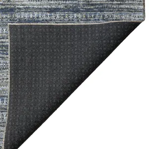 Luxury Washable Indoor/Outdoor Solace Denim 3\' x 5\' Rug