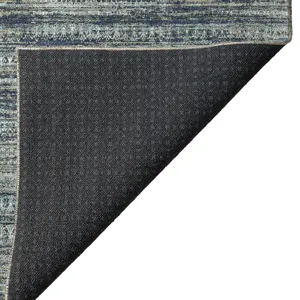 Luxury Washable Indoor/Outdoor Solace Teal 1\'8\" x 2\'6\" Rug
