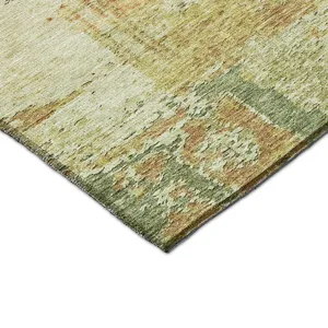 Luxury Washable Indoor/Outdoor Solace Fern 8\' x 8\' Round Rug