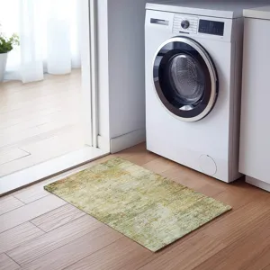 Luxury Washable Indoor/Outdoor Solace Fern 1\'8\" x 2\'6\" Rug