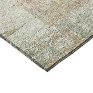 Luxury Washable Indoor/Outdoor Solace Linen 10\' x 14\' Rug
