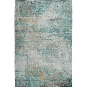 Luxury Washable Indoor/Outdoor Solace Teal Rug