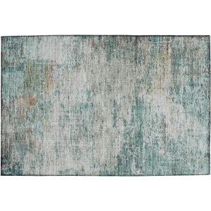 Luxury Washable Indoor/Outdoor Solace Teal Rug