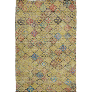Luxury Washable Indoor/Outdoor Solace Gold Rug