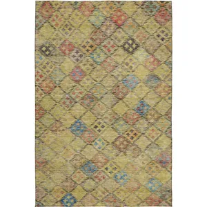 Luxury Washable Indoor/Outdoor Solace Gold 5\' x 7\'6\" Rug