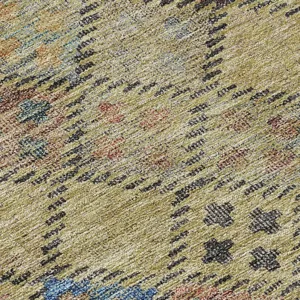 Luxury Washable Indoor/Outdoor Solace Gold 5\' x 7\'6\" Rug
