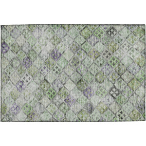 Luxury Washable Indoor/Outdoor Solace Green Rug