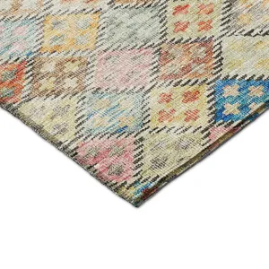 Luxury Washable Indoor/Outdoor Solace Paprika 10\' x 14\' Rug