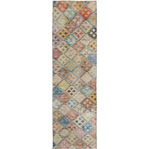 Luxury Washable Indoor/Outdoor Solace Paprika 2\'3\" x 7\'6\" Runner Rug