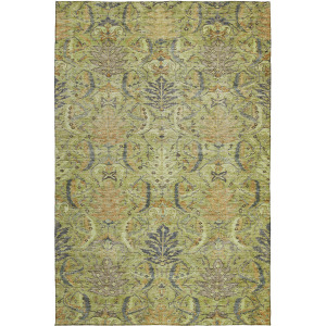 Luxury Washable Indoor/Outdoor Solace Aloe Rug