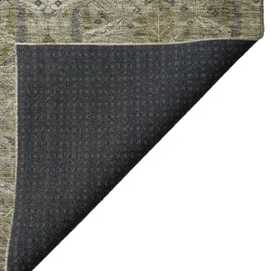 Luxury Washable Indoor/Outdoor Solace Taupe 1\'8\" x 2\'6\" Rug