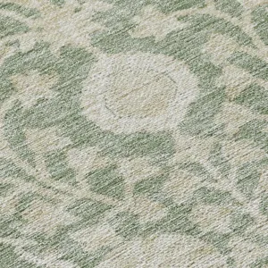 Luxury Washable Indoor/Outdoor Solace Aloe 9\' x 12\' Rug