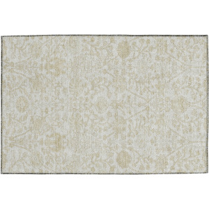 Luxury Washable Indoor/Outdoor Solace Ivory Rug