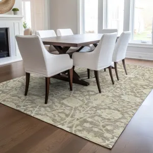 Luxury Washable Indoor/Outdoor Solace Mocha 10\' x 14\' Rug