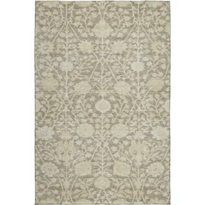 Luxury Washable Indoor/Outdoor Solace Mocha 10\' x 14\' Rug