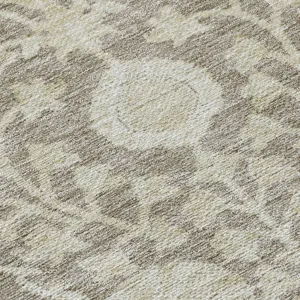 Luxury Washable Indoor/Outdoor Solace Mocha 10\' x 14\' Rug